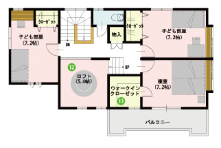 2階の間取り